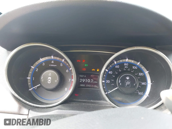 2012 Hyundai Sonata Limited z VIN 5NPEC4AB0CH451960, wystawiony jako IAAI lot #42489513 z przebiegiem 174 310 mil mil oraz . Historia ofert i sprzedaży dostępna na DreamBid. Obrazek 7.