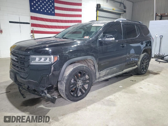 2021 GMC Acadia SLE with VIN 1GKKNRLS2MZ213274, listed as a Copart auction lot 48295345 with 64,457 mi miles and Salvage Title. Bid and sale history available at DreamBid. Image 1.