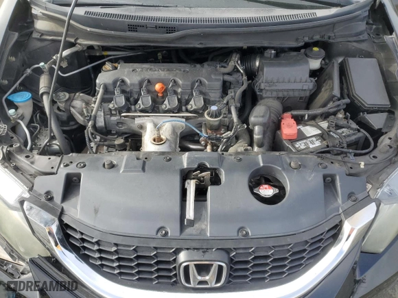 2013 Honda Civic Sdn LX with VIN 2HGFB2F50DH561904, listed as a Copart auction lot 42264285 with 165,218 mi miles and Salvage Title. Bid and sale history available at carsss.com. Image 11.