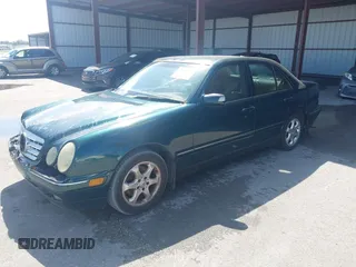 2002 Mercedes-Benz E-Class with VIN WDBJF65J92B458634, listed as a IAAI auction lot 41910356 with 1 mi miles. Bid and sale history available at carsss.com. Image 2.
