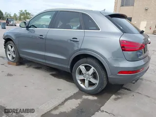 2015 Audi Q3 2.0T Premium Plus with VIN WA1EFCFSXFR009768, listed as a IAAI auction lot 41974476 with 53,013 mi miles. Bid and sale history available at carsss.com. Image 3.