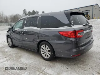 2018 Honda Odyssey LX with VIN 5FNRL6H28JB013928, listed as a Copart auction lot 87695025 with 194,390 mi miles and Salvage Title. Bid and sale history available at carsss.com. Image 2.