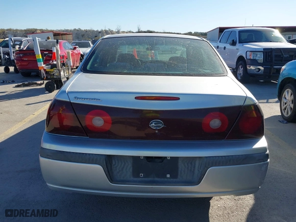 2002 Chevrolet Impala with VIN 2G1WF55EX29115572, listed as a IAAI auction lot 41725584 with 83,775 mi miles. Bid and sale history available at carsss.com. Image 16.
