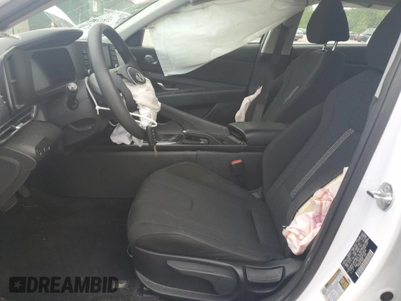 2024 Hyundai Elantra SE with VIN KMHLL4DG5RU810549, listed as a Copart auction lot 58178425 with 27,195 mi miles and Salvage title. Bid and sale history available at DreamBid. Image 7.
