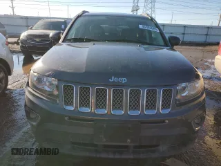 2015 Jeep Compass High Altitude Edition with VIN 1C4NJCEAXFD107712, listed as a Copart auction lot 46393085 with 108,705 mi miles and Salvage Title. Bid and sale history available at carsss.com. Image 5.