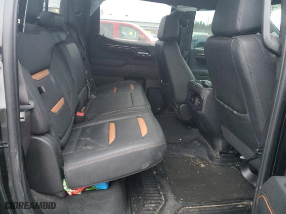 2024 GMC Sierra 1500 AT4 with VIN 3GTUUEE87RG166221, listed as a Copart auction lot 87049784 with 25,214 mi miles and Salvage Title. Bid and sale history available at carsss.com. Image 10.