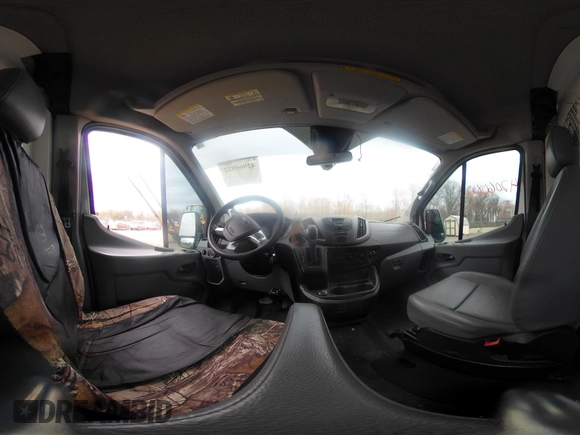 2019 Ford Transit with VIN 1FTYR2CM1KKA03886, listed as a IAAI auction lot 42060822 with 140,305 mi miles. Bid and sale history available at carsss.com. Image 21.