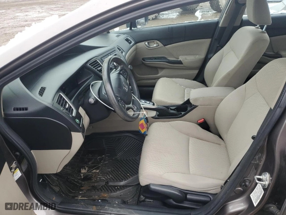 2014 Honda Civic Sedan LX with VIN 19XFB2F58EE226224, listed as a Copart auction lot 45057845 with 118,558 mi miles and Salvage Title. Bid and sale history available at carsss.com. Image 7.