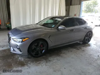 2020 Genesis G70 3.3T with VIN KMTG34LE4LU059720, listed as a Copart auction lot 69063424 with 28,902 mi miles and Salvage Title. Bid and sale history available at carsss.com. Image 1.