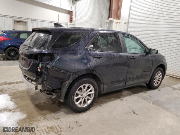 2020 Chevrolet Equinox LS with VIN 3GNAXSEV6LS502564, listed as a Copart auction lot 86289354 with 51,489 mi miles and Salvage Title. Bid and sale history available at carsss.com. Image 3.