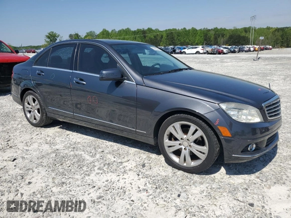 2010 Mercedes-Benz C 300 Sport with VIN WDDGF5EB8AR120619, listed as a Copart auction lot 52753545 with 136,031 mi miles and Salvage title. Bid and sale history available at DreamBid. Image 4.