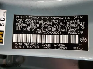2017 Toyota Prius v Two with VIN JTDZN3EU0HJ060341, listed as a Copart auction lot 53292715 with 139,171 mi miles and Salvage Title. Bid and sale history available at carsss.com. Image 14.