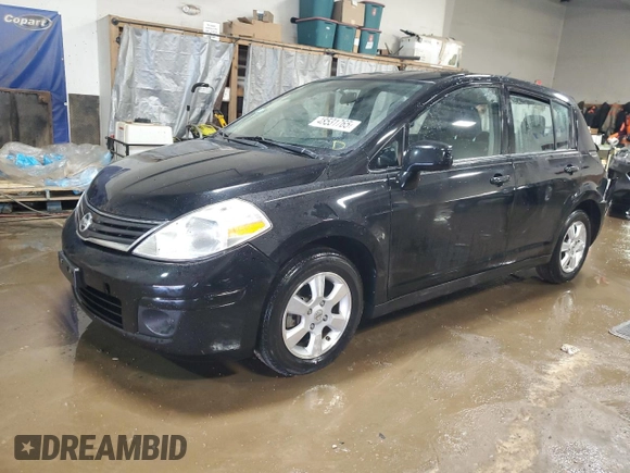 2012 Nissan Versa S with VIN 3N1BC1CP7CK805539, listed as a Copart auction lot 48531765 with 51,058 mi miles and Salvage Title. Bid and sale history available at carsss.com. Image 1.