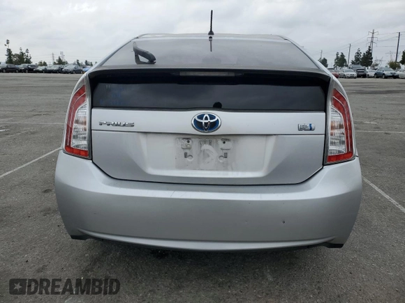 2013 Toyota Prius One with VIN JTDKN3DU1D1726782, listed as a Copart auction lot 54484445 with 227,449 mi miles and Salvage Title. Bid and sale history available at carsss.com. Image 6.