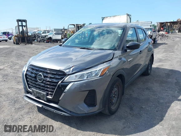 2021 Nissan Kicks S with VIN 3N1CP5BV6ML544383, listed as a IAAI auction lot 41745364 with 46,387 mi miles. Bid and sale history available at carsss.com. Image 6.