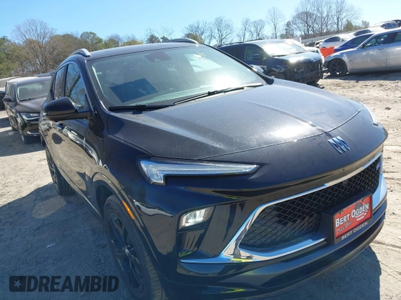 2025 Buick Encore GX Sport Touring with VIN KL4AMDSL5SB120515, listed as a IAAI auction lot 41694185 with 2,215 mi miles and . Bid and sale history available at DreamBid. Image 1.