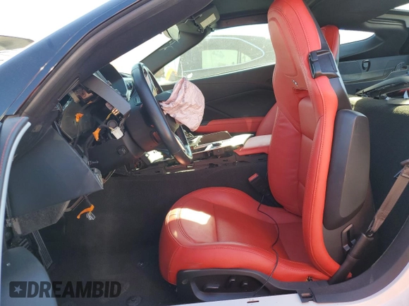 2016 Chevrolet Corvette 2LT with VIN 1G1YD2D74G5118830, listed as a Copart auction lot 76782494 with 0 mi miles and Salvage Title. Bid and sale history available at carsss.com. Image 7.