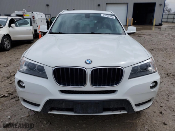 2013 BMW X3 xDrive28i with VIN 5UXWX9C51D0A11095, listed as a Copart auction lot 53869505 with 136,841 mi miles and Clean Title. Bid and sale history available at carsss.com. Image 5.
