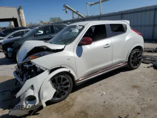 2014 Nissan Juke Nismo with VIN JN8AF5MR1ET362860, listed as a Copart auction lot 53310245 with 126,153 mi miles and Salvage title. Bid and sale history available at DreamBid. Image 1.