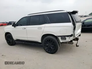 2022 Cadillac Escalade RWD Premium Luxury with VIN 1GYS3BKL2NR355879, listed as a Copart auction lot 56738155 with Not provided miles and Salvage title. Bid and sale history available at DreamBid. Image 2.