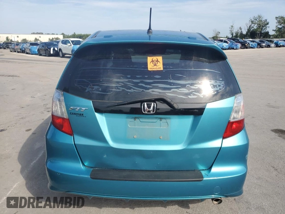 2013 Honda Fit Sport z VIN JHMGE8H50DC006995, wystawiony jako Copart lot #58854875 z przebiegiem 78 207 mil mil oraz Szkoda całkowita • Salvage title. Historia ofert i sprzedaży dostępna na DreamBid. Obrazek 6.