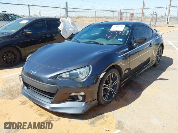 2014 Subaru BRZ Limited with VIN JF1ZCAC16E9601656, listed as a IAAI auction lot 41237518 with 75,490 mi miles. Bid and sale history available at carsss.com. Image 2.
