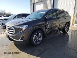 2019 GMC Terrain SLT z VIN 3GKALPEV7KL390453, wystawiony jako Copart lot #50229145 z przebiegiem 59 617 mil mil oraz Szkoda całkowita • Salvage title. Historia ofert i sprzedaży dostępna na DreamBid. Obrazek 1.