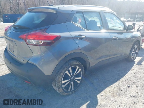 2020 Nissan Kicks SV with VIN 3N1CP5CV2LL518795, listed as a IAAI auction lot 41773647 with 95,924 mi miles and . Bid and sale history available at carsss.com. Image 4.