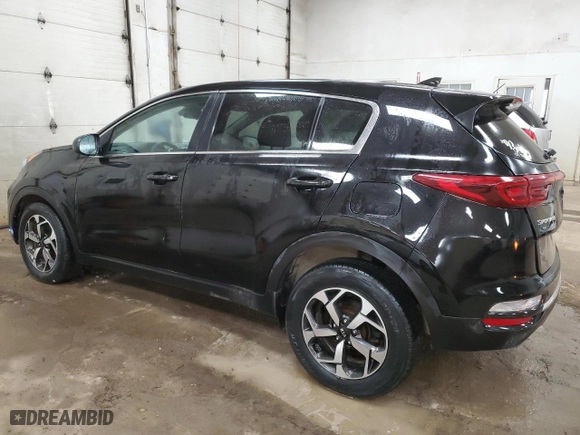 2021 Kia Sportage LX with VIN KNDPM3AC2M7902675, listed as a Copart auction lot 48354825 with 65,454 mi miles and Salvage Title. Bid and sale history available at carsss.com. Image 2.