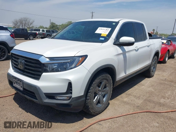 2023 Honda Ridgeline RTL z VIN 5FPYK3F51PB028295, wystawiony jako IAAI lot #42031783 z przebiegiem 39 228 mil mil oraz . Historia ofert i sprzedaży dostępna na DreamBid. Obrazek 2.