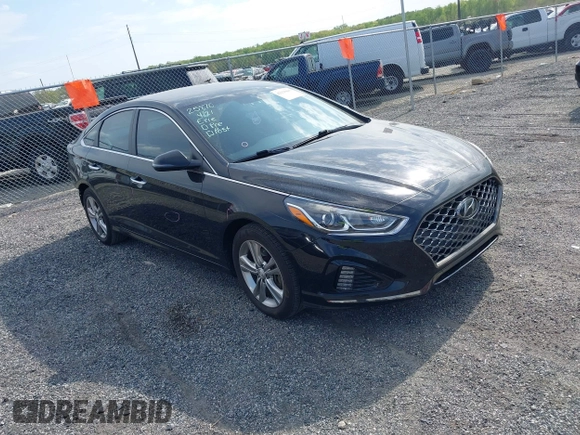 2019 Hyundai Sonata SEL with VIN 5NPE34AF8KH739419, listed as a IAAI auction lot 42125603 with 123,540 mi miles and . Bid and sale history available at DreamBid. Image 1.