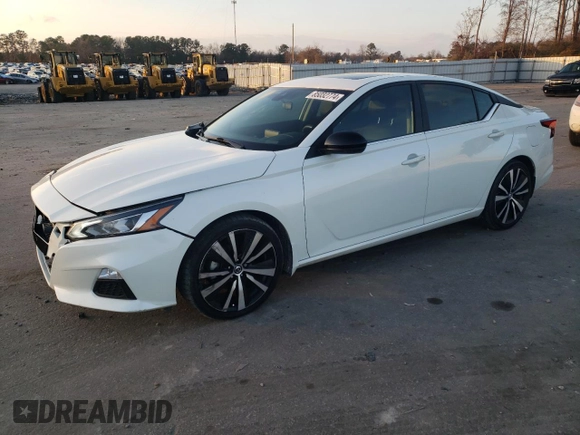 2021 Nissan Altima 2.5 SR with VIN 1N4BL4CV8MN362199, listed as a Copart auction lot 85032774 with 61,947 mi miles and Salvage Title. Bid and sale history available at carsss.com. Image 1.