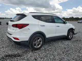 2017 Hyundai Santa Fe 2.4L with VIN 5NMZU3LB0HH052332, listed as a Copart auction lot 60598945 with 43,471 mi miles and Salvage title. Bid and sale history available at DreamBid. Image 3.