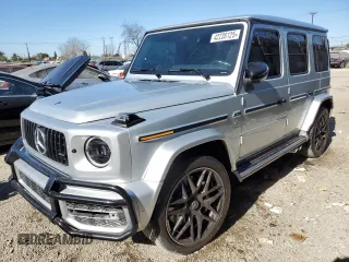 2021 Mercedes-Benz G with VIN W1NYC7HJ3MX405789, listed as a Copart auction lot 42238125 with 21,457 mi miles and Salvage Title. Bid and sale history available at carsss.com. Image 1.