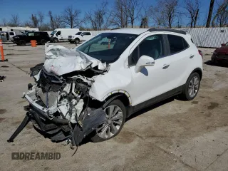 2019 Buick Encore Preferred with VIN KL4CJASB0KB704151, listed as a Copart auction lot 49105765 with Not Provided miles and Salvage Title. Bid and sale history available at carsss.com. Image 1.