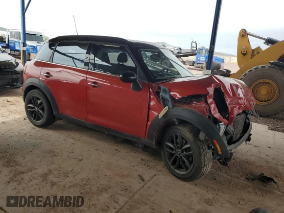2013 MINI Countryman S z VIN WMWZC3C51DWP24514, wystawiony jako Copart lot #50951945 z przebiegiem 156 156 mil mil oraz Szkoda całkowita • Salvage title. Historia ofert i sprzedaży dostępna na DreamBid. Obrazek 4.