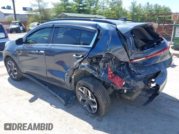 2020 Kia Sportage EX with VIN KNDPNCAC3L7752538, listed as a IAAI auction lot 42060920 with 68,740 mi miles and . Bid and sale history available at DreamBid. Image 6.