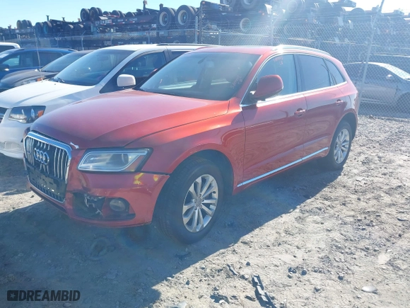 2014 Audi Q5 Premium Plus with VIN WA1LFAFP6EA119415, listed as a IAAI auction lot 41261496 with 201,348 mi miles. Bid and sale history available at carsss.com. Image 17.
