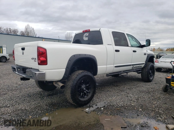 2007 Dodge Ram 2500 SLT with VIN 3D7KS29CX7G756779, listed as a Copart auction lot 81384224 with 135,578 mi miles and Clean Title. Bid and sale history available at carsss.com. Image 3.