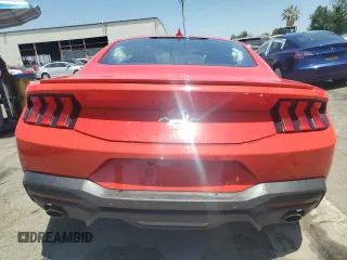 2024 Ford Mustang EcoBoost with VIN 1FA6P8TH5R5133459, listed as a Copart auction lot 61395845 with 27,489 mi miles and Salvage title. Bid and sale history available at DreamBid. Image 6.