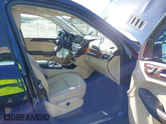 2019 Mercedes-Benz GLS 450 with VIN 4JGDF6EE7KB229169, listed as a IAAI auction lot 42558733 with 21,477 mi miles and . Bid and sale history available at DreamBid. Image 5.