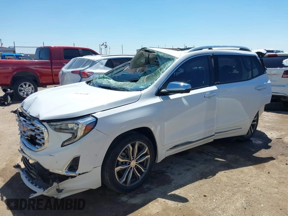 2019 GMC Terrain Denali with VIN 3GKALSEX0KL137091, listed as a IAAI auction lot 40136558 with 62,788 mi miles. Bid and sale history available at carsss.com. Image 2.