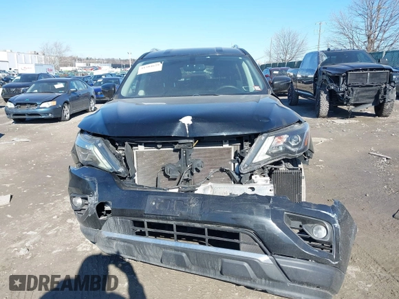 2017 Nissan Pathfinder SV with VIN 5N1DR2MM2HC693059, listed as a IAAI auction lot 41584629 with 112,379 mi miles. Bid and sale history available at carsss.com. Image 6.