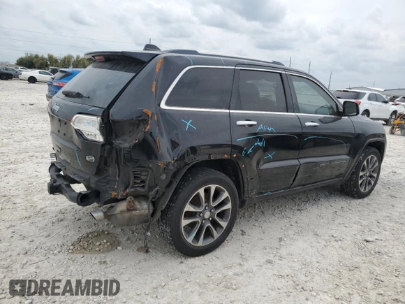 2017 Jeep Grand Cherokee Overland z VIN 1C4RJFCG2HC700029, wystawiony jako Copart lot #48120525 z przebiegiem 107 369 mil mil oraz Szkoda całkowita • Salvage title. Historia ofert i sprzedaży dostępna na DreamBid. Obrazek 3.