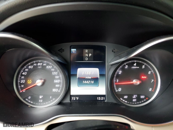 2017 Mercedes-Benz GLC with VIN WDC0G4JB0HV012855, listed as a Copart auction lot 43397135 with 144,216 mi miles and Clean Title. Bid and sale history available at carsss.com. Image 9.