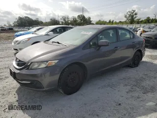 2015 Honda Civic LX z VIN 19XFB2F56FE260387, wystawiony jako Copart lot #60329355 z przebiegiem 129 777 mil mil oraz Czysty tytuł • Clean title. Historia ofert i sprzedaży dostępna na DreamBid. Obrazek 1.