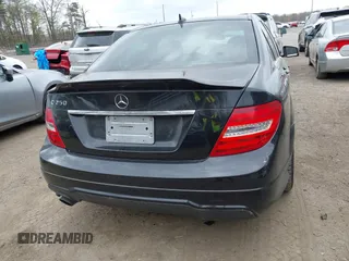 2012 Mercedes-Benz C-Class C 250 Sport with VIN WDDGF4HB6CA605476, listed as a IAAI auction lot 41974235 with 216,209 mi miles. Bid and sale history available at carsss.com. Image 17.