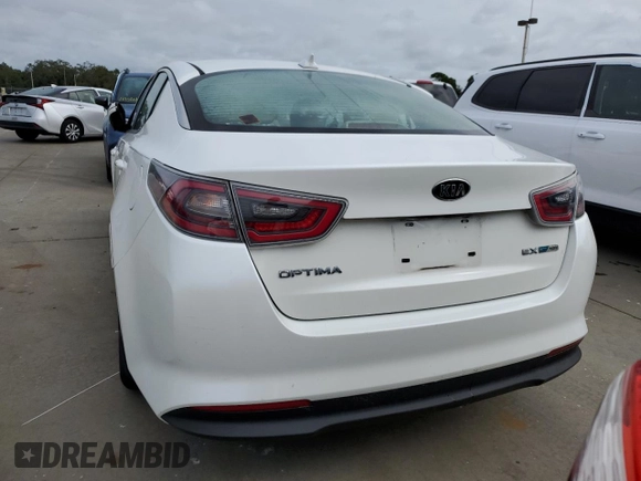 2016 Kia Optima Hybrid EX with VIN KNAGN4AD1G5094117, listed as a Copart auction lot 75078234 with 0 mi miles and Salvage Title. Bid and sale history available at carsss.com. Image 6.