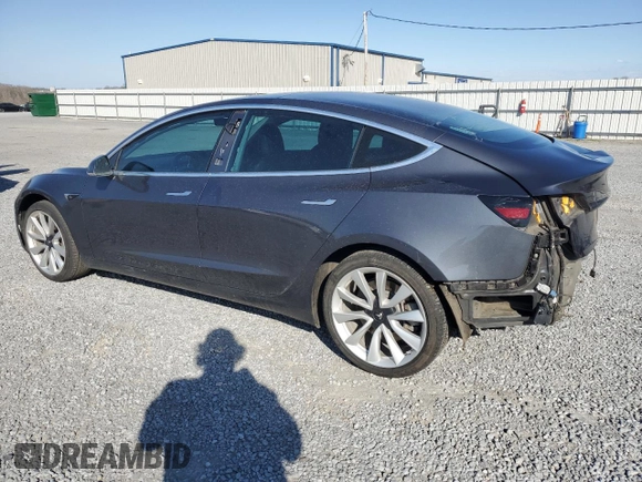 2019 Tesla Model 3 Mid Range with VIN 5YJ3E1EA5KF412702, listed as a Copart auction lot 50008895 with 134,178 mi miles and Salvage Title. Bid and sale history available at carsss.com. Image 2.