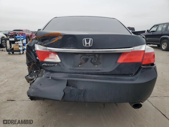 2014 Honda Accord Sedan LX with VIN 1HGCR2F32EA100653, listed as a Copart auction lot 43999825 with 136,544 mi miles and Salvage Title. Bid and sale history available at carsss.com. Image 6.